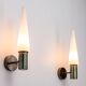 Set of two Hans Agne Jakobsson wall lamps with opal glass shades