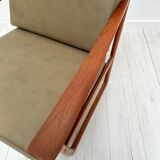 1/2 '60s vintage Danish teak armchair FD 130 by Peter Hvidt & Orla Mølgaard-Nielsen for France & Daverkosen