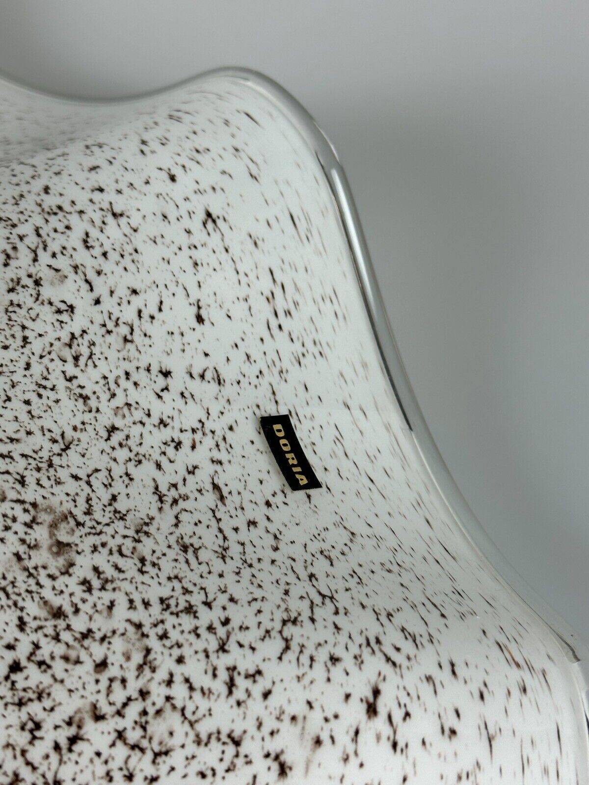 60s 70s Lamp Fixture Ceiling Lamp Flush Mount Doria Glass Space Age