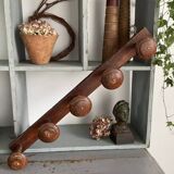 Patère en bois brut