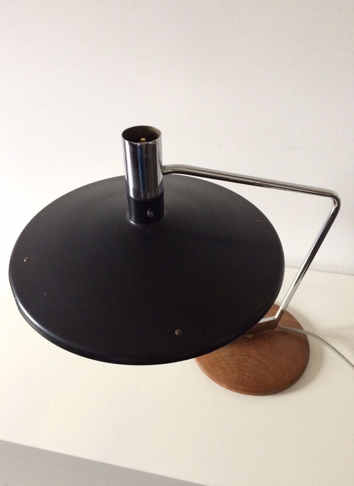 1960's desk lamp with turning base by George Frydman
