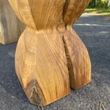 Pair of wooden end tables / stools