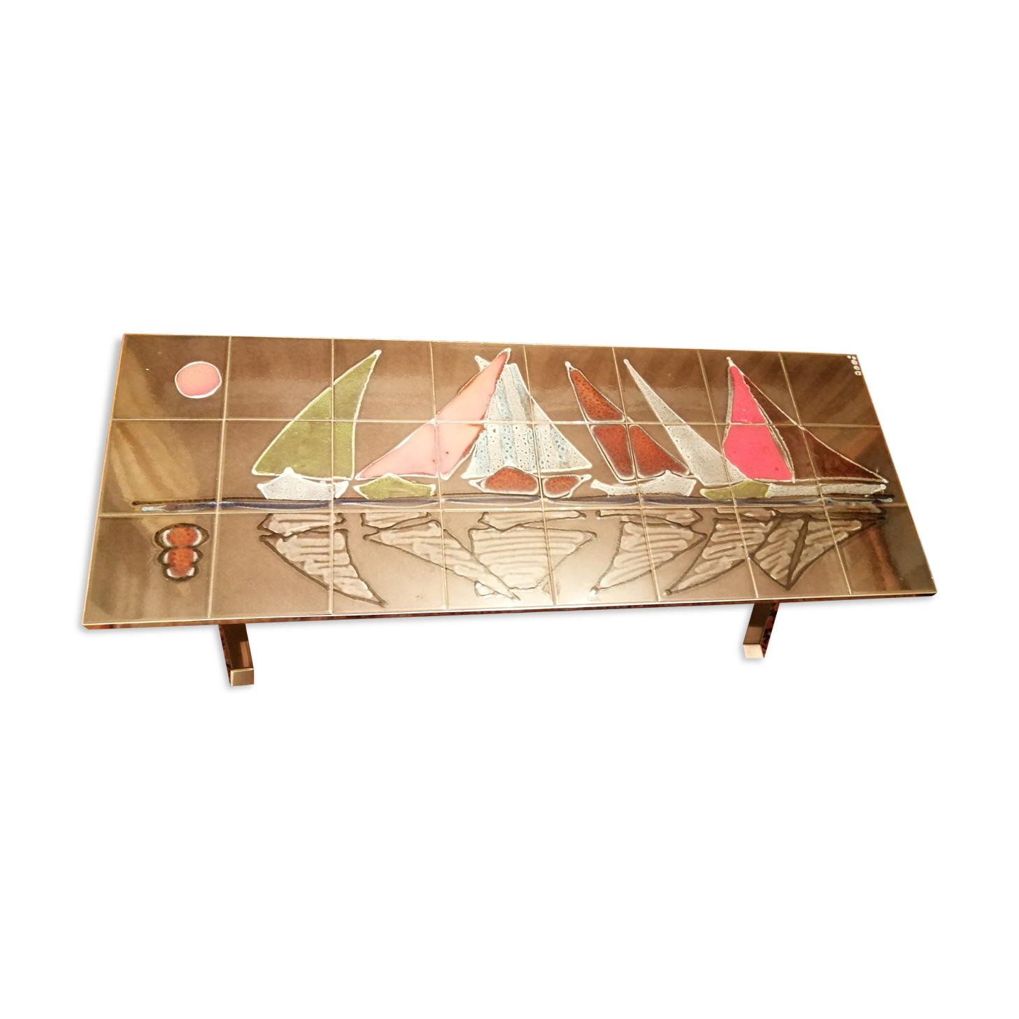 Vintage coffee table Vallauris 1960