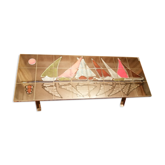 Table basse vintage Vallauris 1960