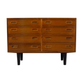 Commode en palissandre danois Carlo Jensen pour Poul Hundevad, années 1960