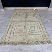 Berber rug in natural wool 200cm x 300cm