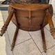 Farm table, two drop-leaves, 19th century, solid walnut.