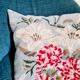Coussin vintage fleuri