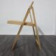 Table pliante scandinave et chaises, années 1980, ensemble de 2