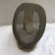 Former pair fencing fencing metal grid, white leather vintage sport