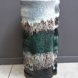 Green and white floor vase by Dumler & Breiden 1970s