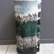 Green and white floor vase by Dumler & Breiden 1970s