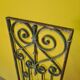 Antique Classical French Cast Iron Door Fence, from around 1900.
