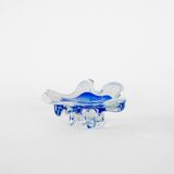 Flower platter, Murano glass, Italian design, 1960s, made in Italy