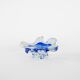 Flower platter, Murano glass, Italian design, 1960s, made in Italy