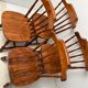 4 chaises western de saloon vintage 1970-1980