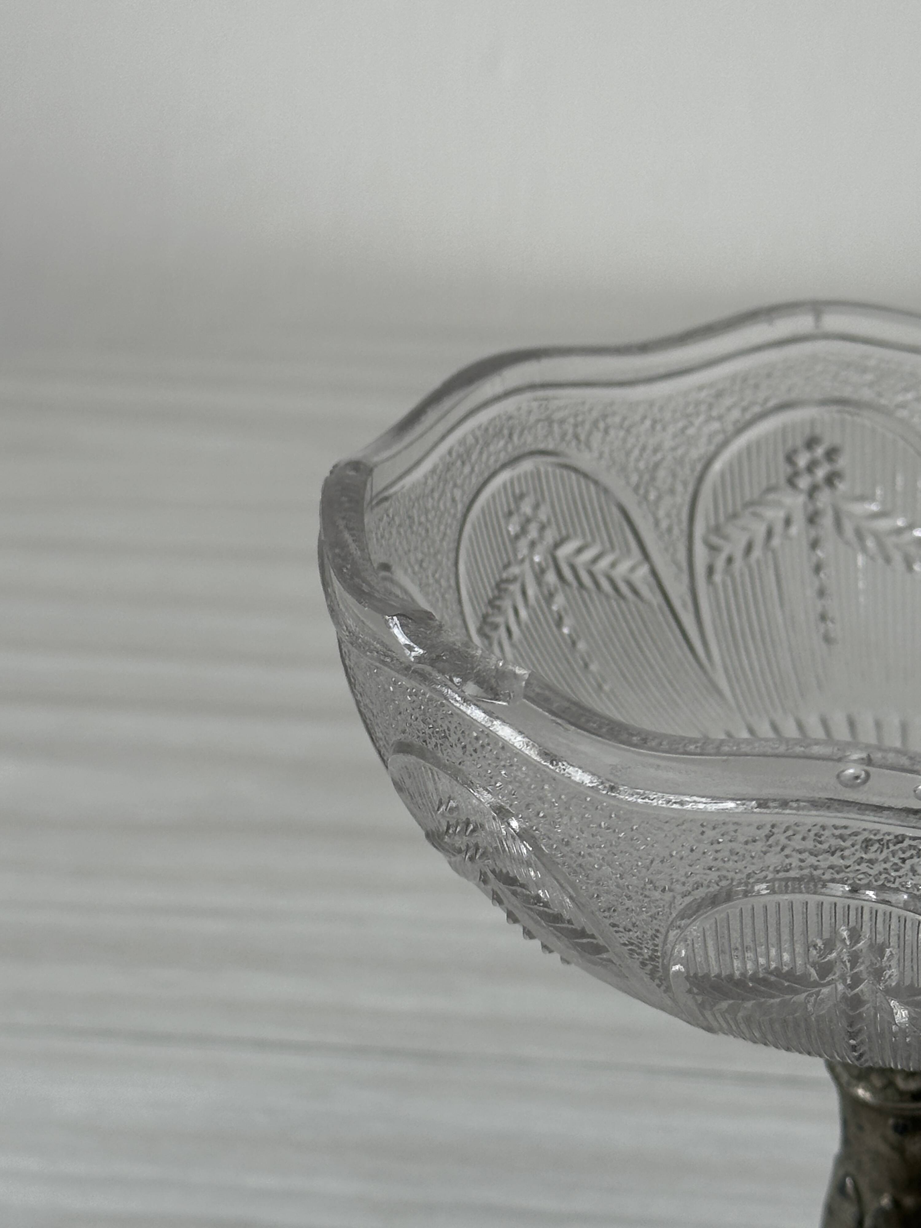 Sugar bowl - candy bowl on foot