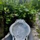 Large silver Art Nouveau fruit bowl