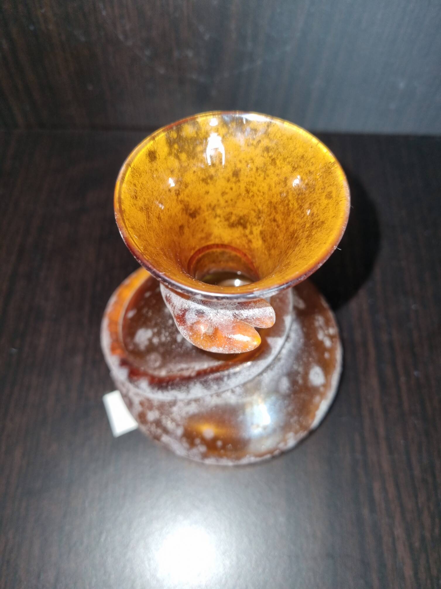 Vase Scavo verre soufflé Murano