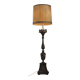 Antique candelabrum in iron and wood, Italy, 19th century