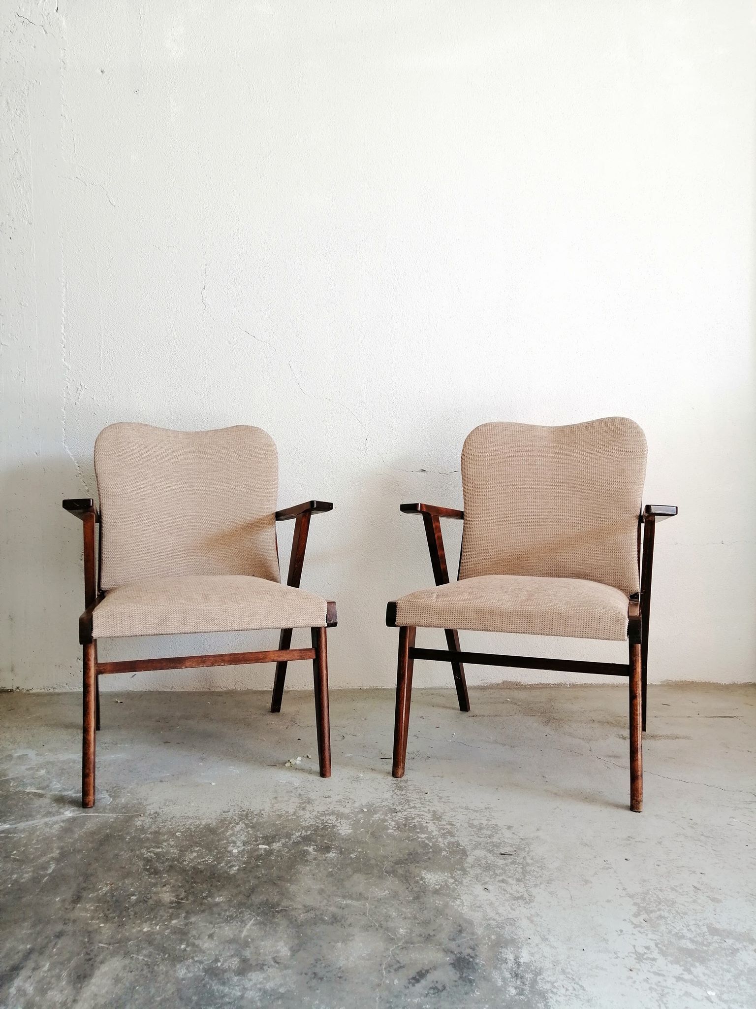 Pair of scandinavian armchairs