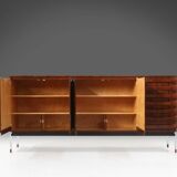 Belgian Mid-Century rosewood highboard 1960