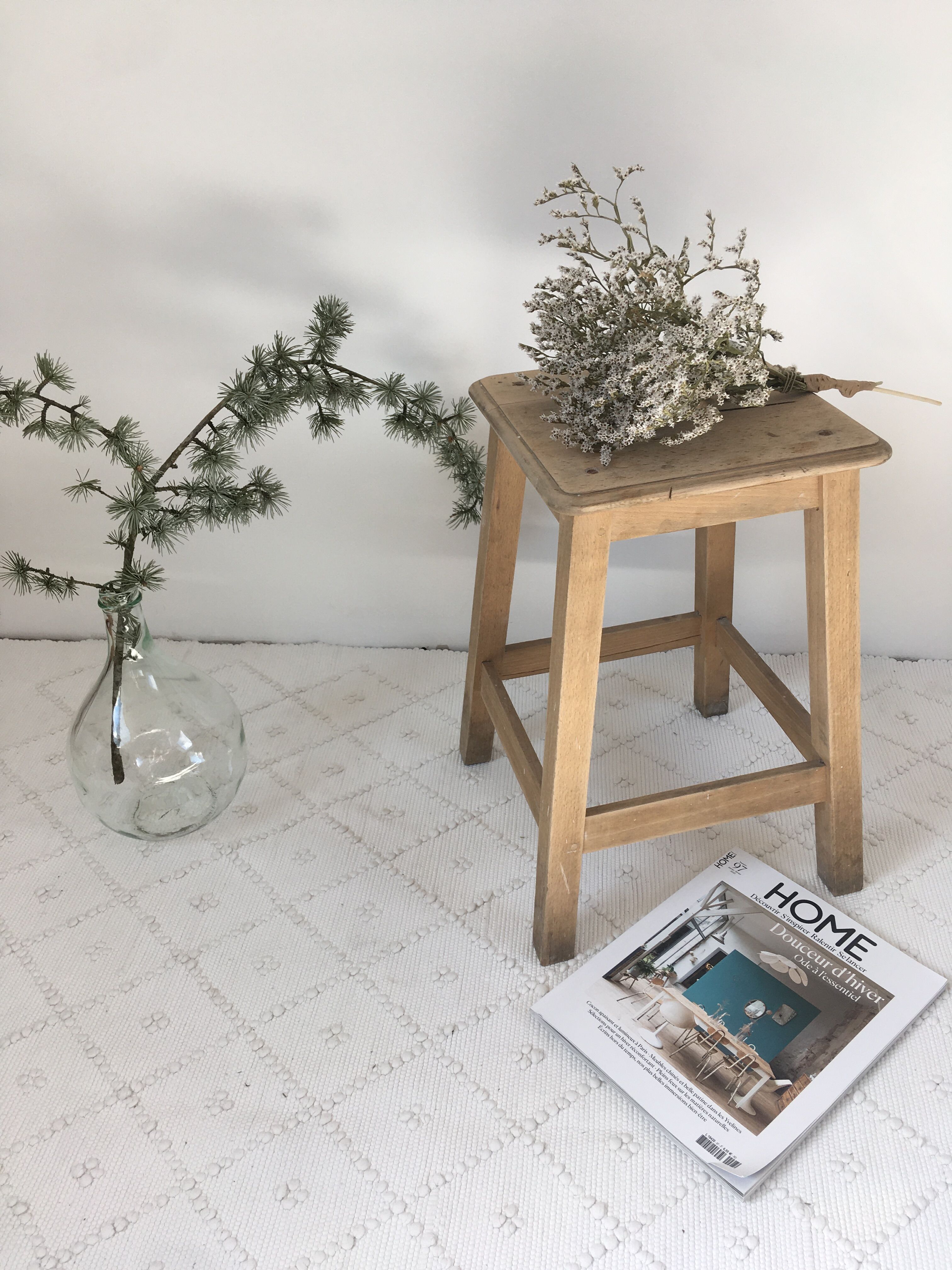 Wooden painter's stool