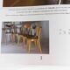set of 4 chairs bistro Baumann model "Pollen café" design Pagnon / Pelhaître 1997