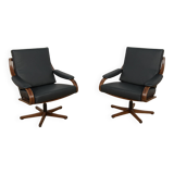 Office Armchairs from Soda Galvano, Norway, 1960s, set of 2