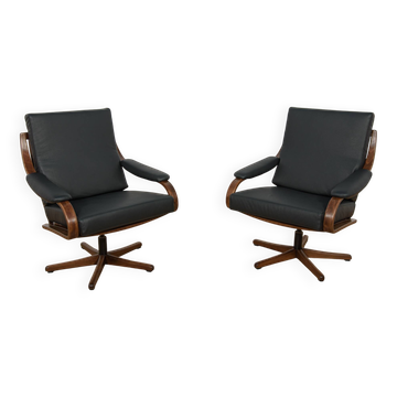 Office Armchairs from Soda Galvano, Norway, 1960s, set of 2