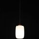 Lampe à suspension en verre des années 1960 par uluv, tchécoslovaquie