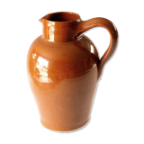 Pitcher in glazed stoneware