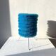Table lamp, blue brush, rare vintage IKEA, model LYSBOJ, avant-garde design