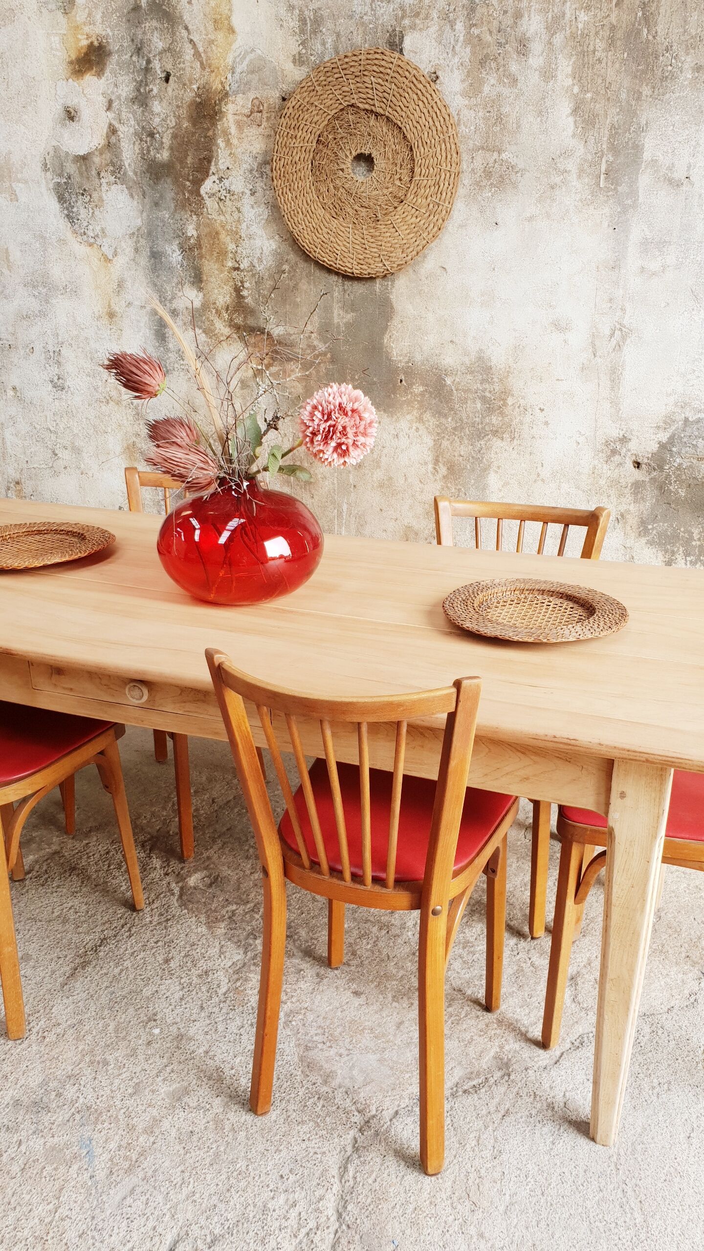 Vintage farmhouse table