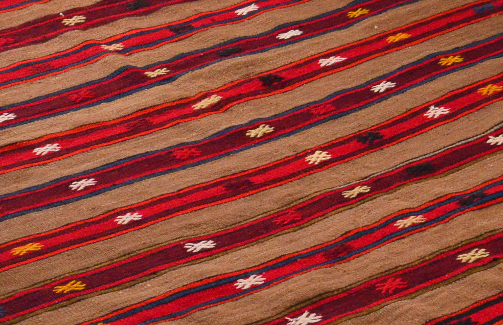 Anatolian handmade kilim rug 240 cm x 151 cm