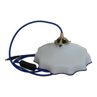 Baladeuse opaline bleue électrique