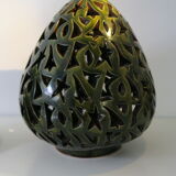 Lamp years 60/70,  openwork ceramics