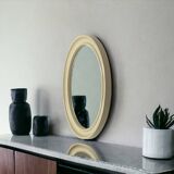 Wall Mirror 'America' in Beige Bakelite by Carrara and Matta Italy