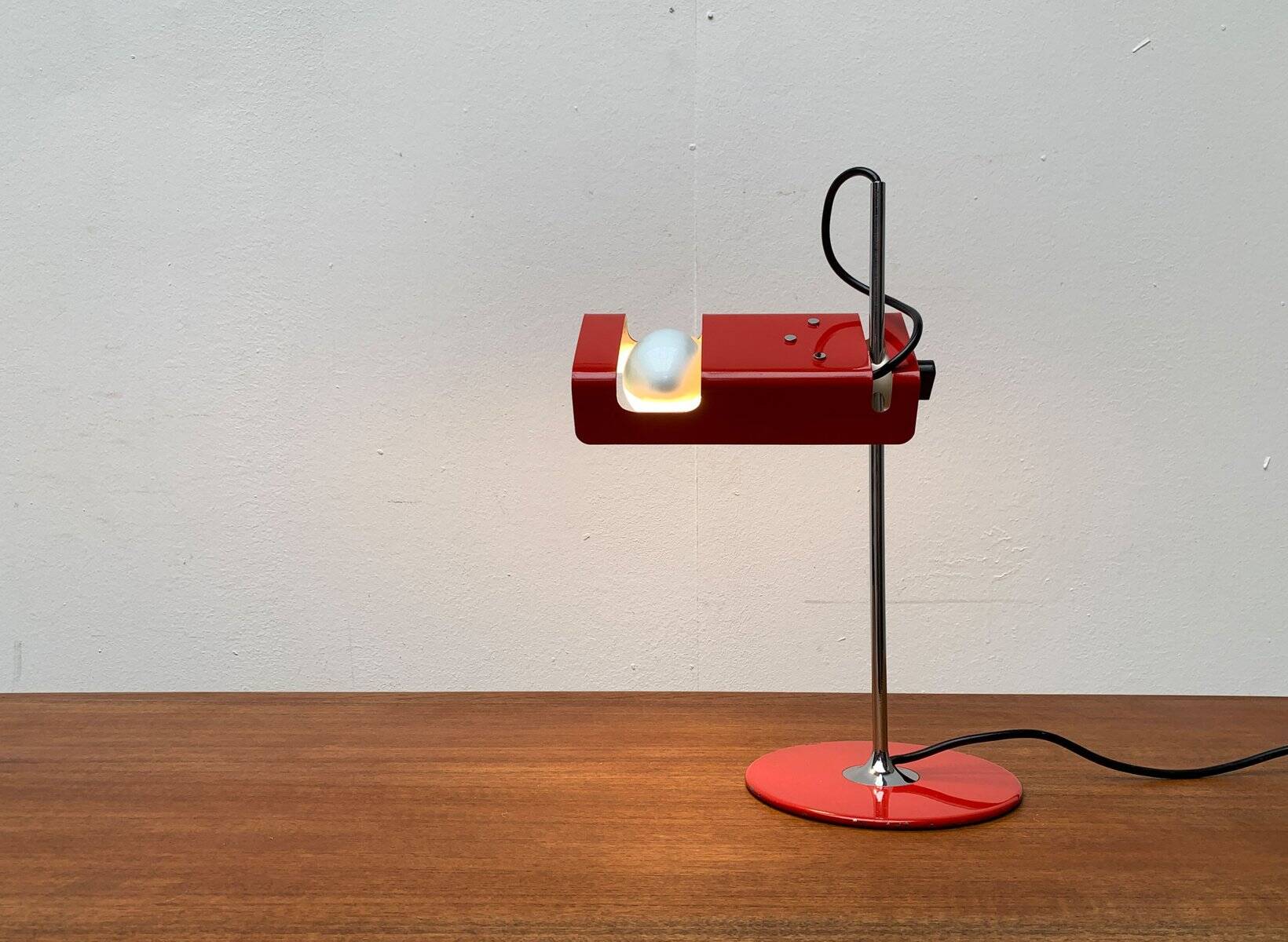 Mid-Century Italian Spider 291 Table Lamp by Joe Colombo for Oluce, 1960s