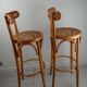 High cannage stools