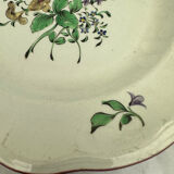 Plat à gâteaux en porcelaine de Luneville ( Keller & Guerin )