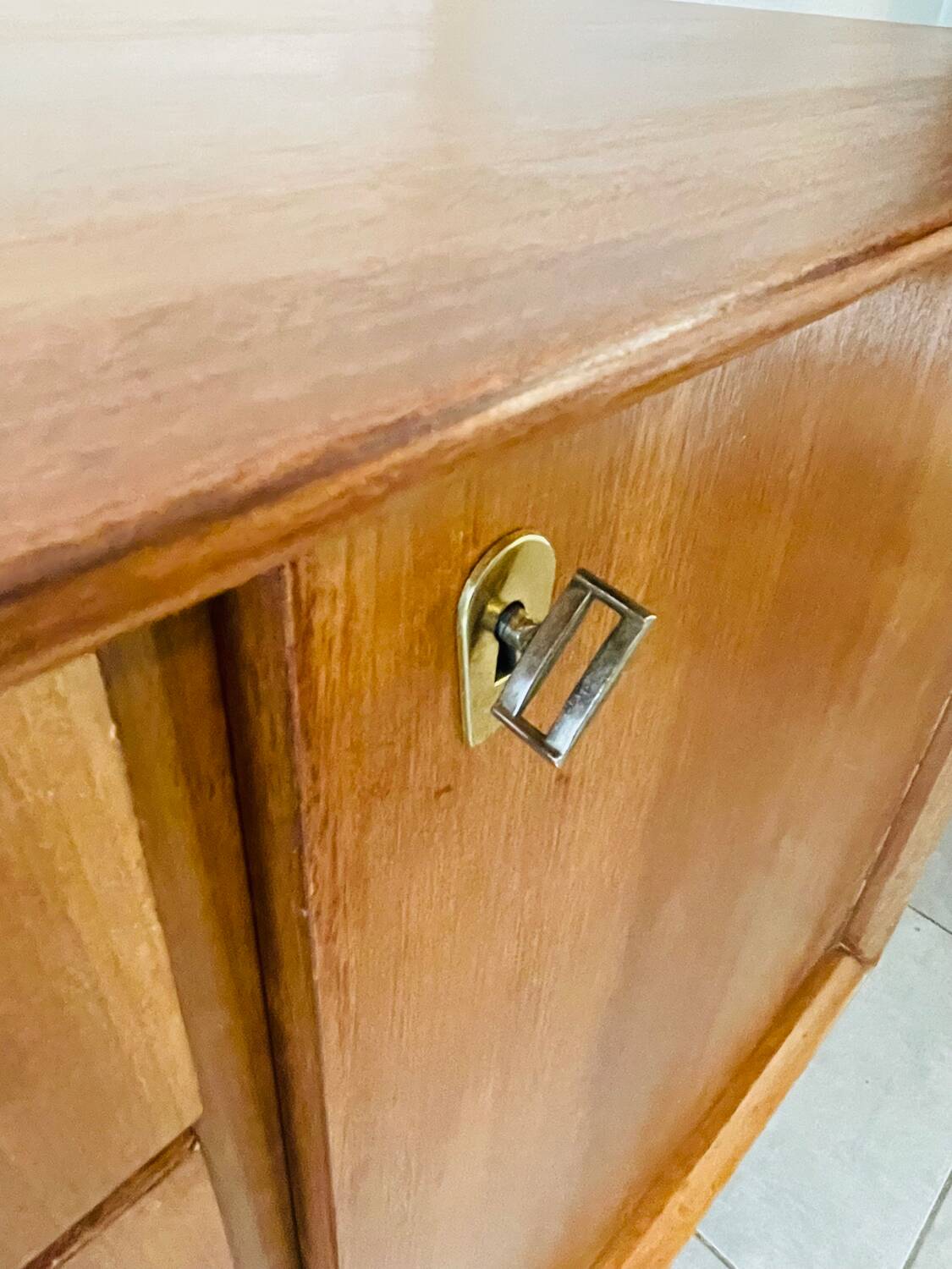 Vintage sideboard from 1962, signed