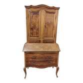 Meuble trumeaux en bois massif avec marqueterie, de style Louis XV et datant du début du XXe