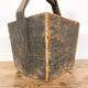 Antique wooden harvest bucket high