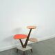 Hoge vintage plantentafel met messing en formica, plantenrek