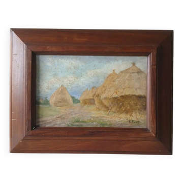 Ernest Faut (1879-1961) – Oil on panel signed E. Faut – Landscape r