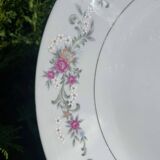 Floral porcelain dish