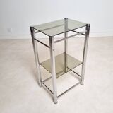 Chrome side table