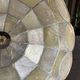 Mother-of-pearl and brass pendant lamp 1960
