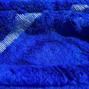 Handmade Moroccan rug blue 210x300 cm – | Geometric rug with checkerboard pattern | Boho vintage interior decoration